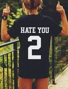 Дамска Тениска Hate You