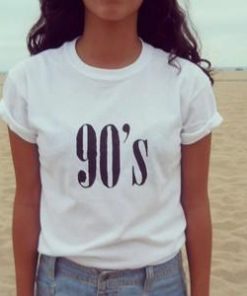 Дамска Тениска 90s*White