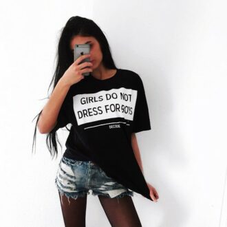 Дамска Тениска Girls Do Not Dress