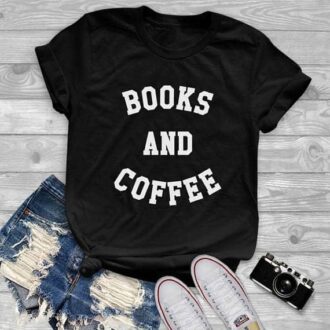 Дамска Тениска Books and Coffe