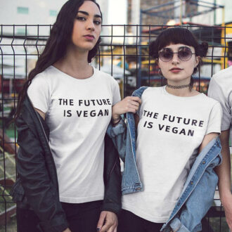 Дамска тениска The Future is Vegan