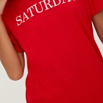 Дамска тениска Saturday/Red