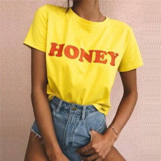 Дамска тениска Honey *Yellow