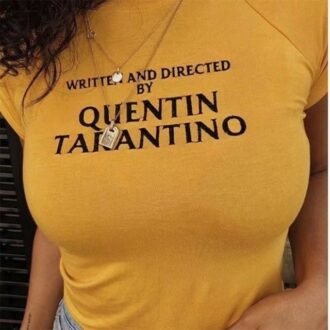 Дамска тениска Quentin Tarantino*Yellow