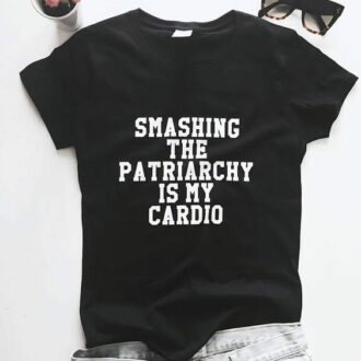 Дамска тениска Smashing the patriarchy