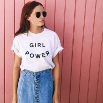 Дамска тениска Girl power*ROUND