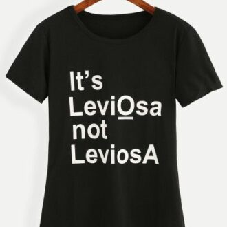 Дамска тениска Leviosa черна