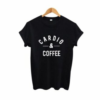 Дамска тениска Cardio and Coffee