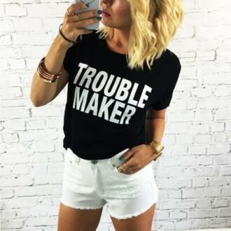 Дамска тениска Trouble maker