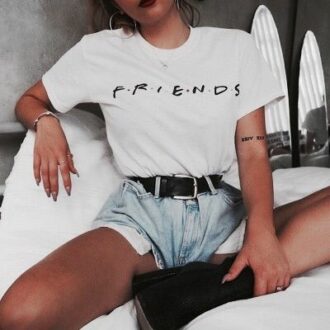 Дамска тениска Friends*white