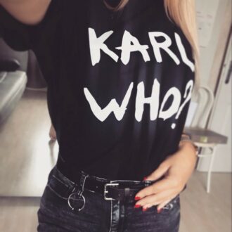 Дамска Тениска Karl Who Black