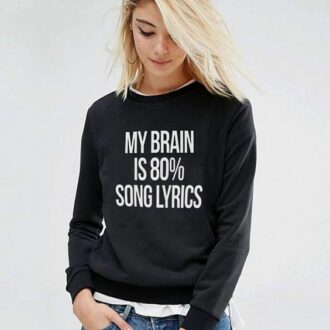 Дамска Блуза My brain is 80%