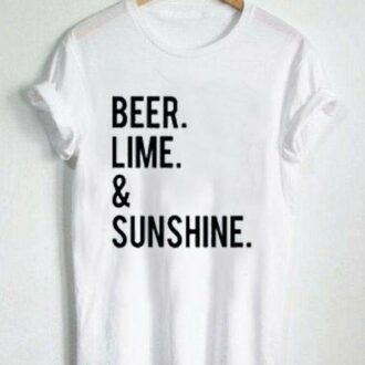 Дамска Тениска Beer.Lime.& Sunshane.