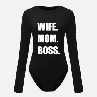 Дамско Боди Wife Mom Boss