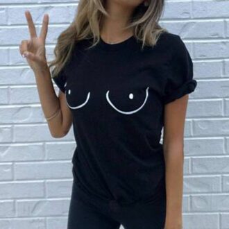 Дамска Тениска Tits black