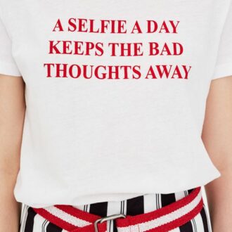 Дамска Тениска Selfie a day