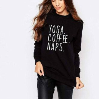 Дамска Блуза Yoga Coffee Naps.