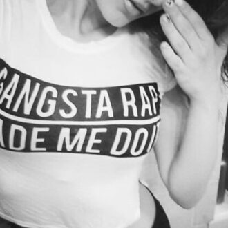 Дамска Тениска  Gangsta rap