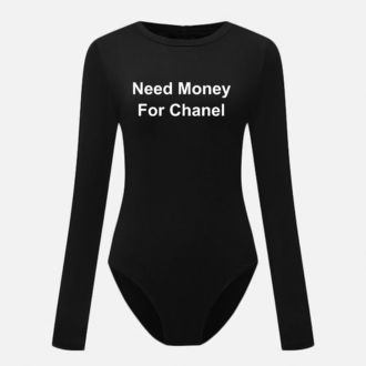 Дамско Боди Need Money For Chanel