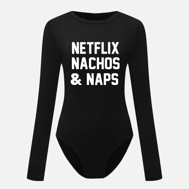 Дамско Боди Netflix Nachos Naps
