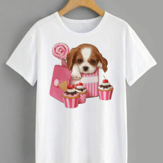 Дамска Тениска Cute Dog DTG