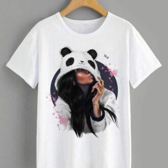 Дамска Тениска Panda Girl DTG