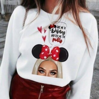 Дамска блуза Take me to Disneyland and tell me I'm pretty blonde DTG