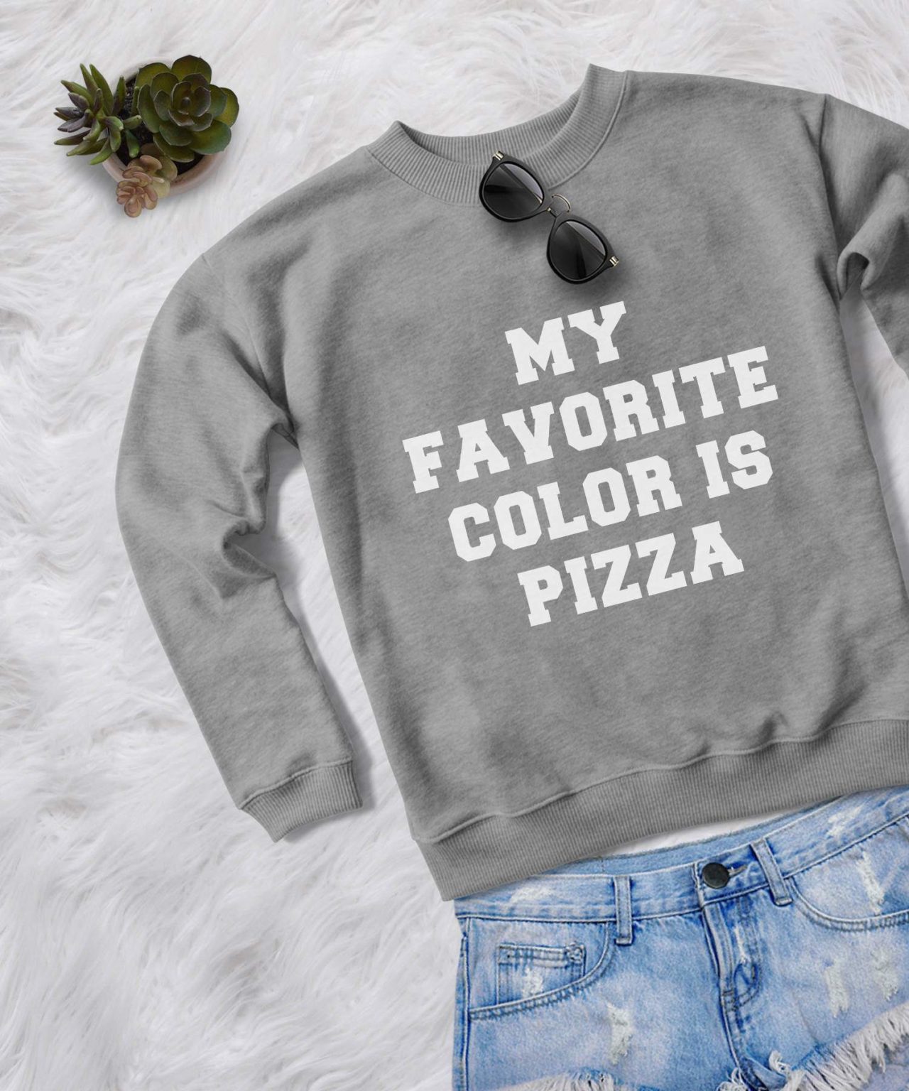 Дамска Блуза My favorite color is pizza