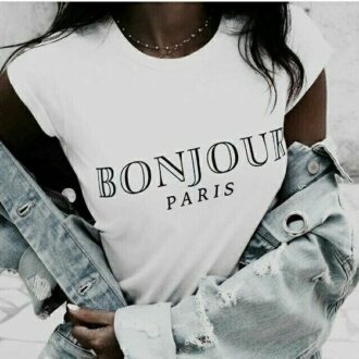 Дамска Тениска Bonjour Paris