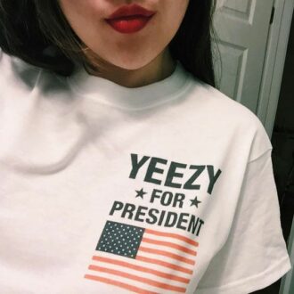 Дамска Тениска Yeezy for president DTG