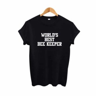 Дамска Тениска World's best bee keeper*black