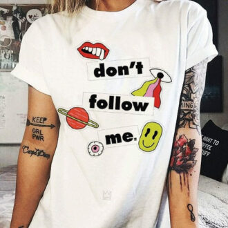 Дамска Тениска Don't follow me DTG