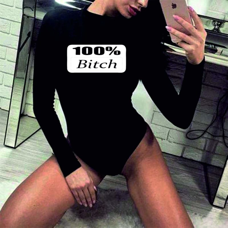 Дамско Боди 100% Bitch