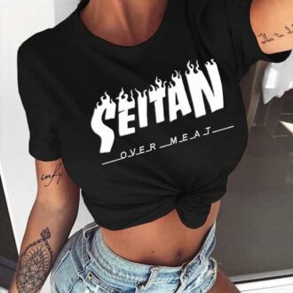 Дамска Тениска Seitan*black