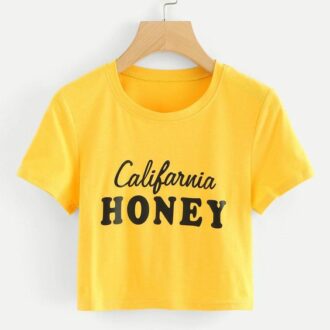 Кроп Топ California Honey*yellow