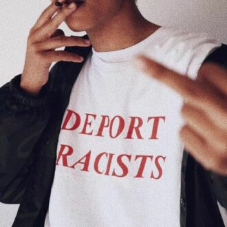 Дамска Тениска Deport racists