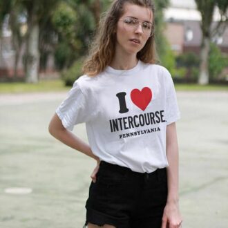 Дамска Тениска I love intercourse