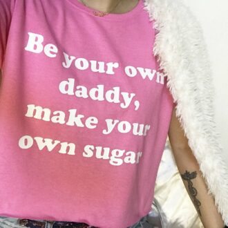 Дамска Тениска Daddy*pink