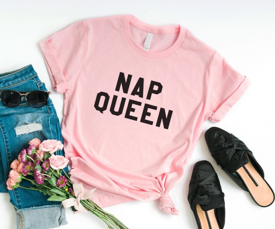 Дамска Тениска Nap Queen*pink