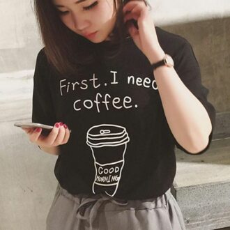 Дамска Тениска COFFEE*Good Mornings