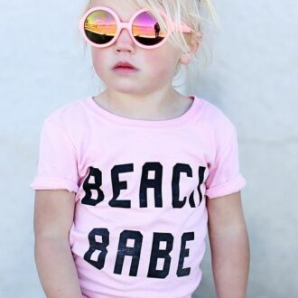 Детска Тениска Beach Babe*pink