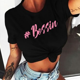 Дамска Тениска #Bossin