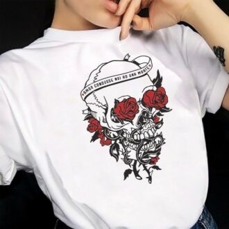 Дамска Тениска Skull Roses SB DTG