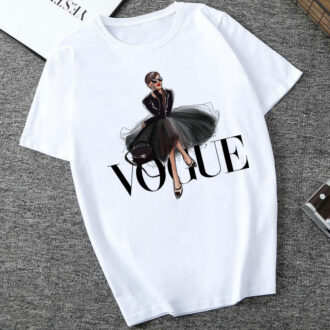 Дамска Тениска Vogue black dress DTG
