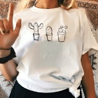 Дамска тениска Three Cactus