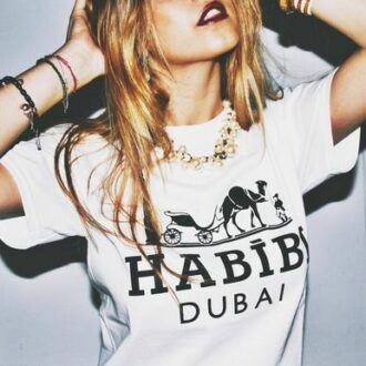 Дамска Тениска HABIBI Dubai