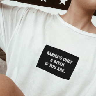 Дамска Тениска Karma's bitch