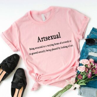 Дамска тениска Artsexual definition pink