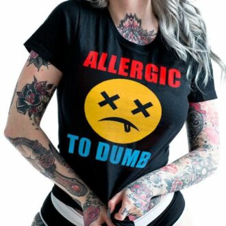 Дамска Тениска Allergic to dump