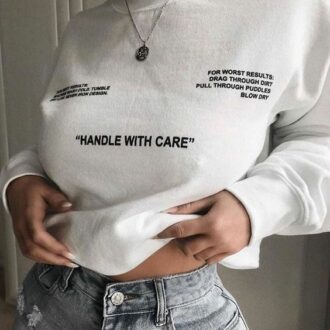 Дамска Блуза Handle with care